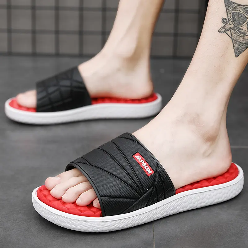 Plus Size Summer New Men's Home Slippers Indoor