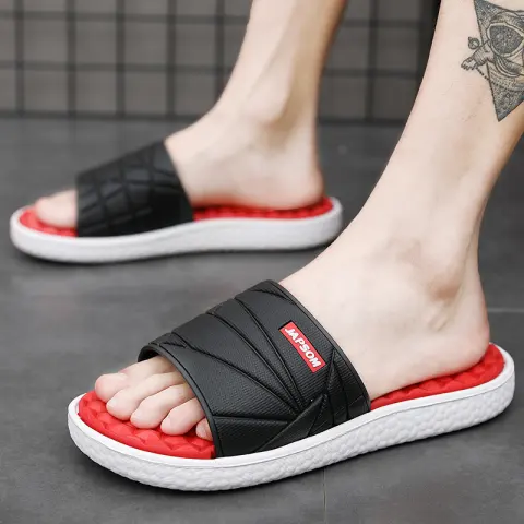 Plus Size Summer New Men's Home Slippers Indoor