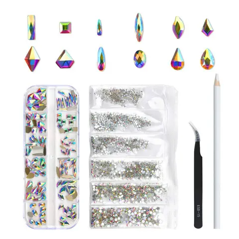 Nail Drill Round Resin AB Color Set