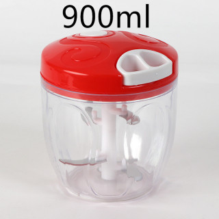 Manual Food Chopper — pull-cord, no electricity