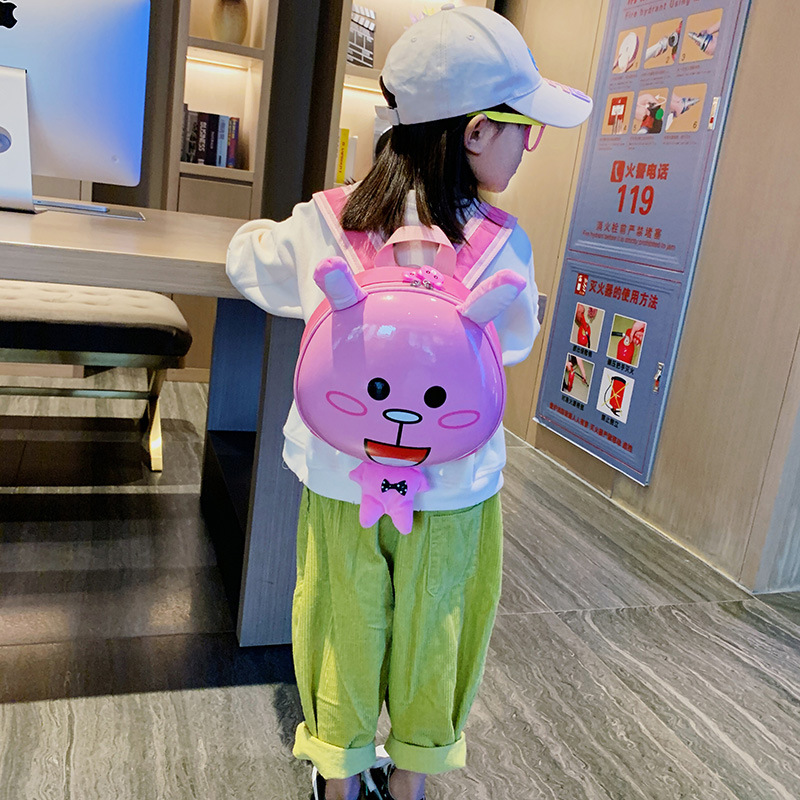 New Cartoon Cute Eggshell Bag Children's School Bag Animal — view 3