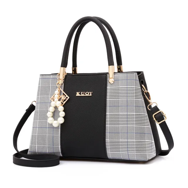 Thousand Bird Pattern All Match Female Bag Black - Shop at LoveMi