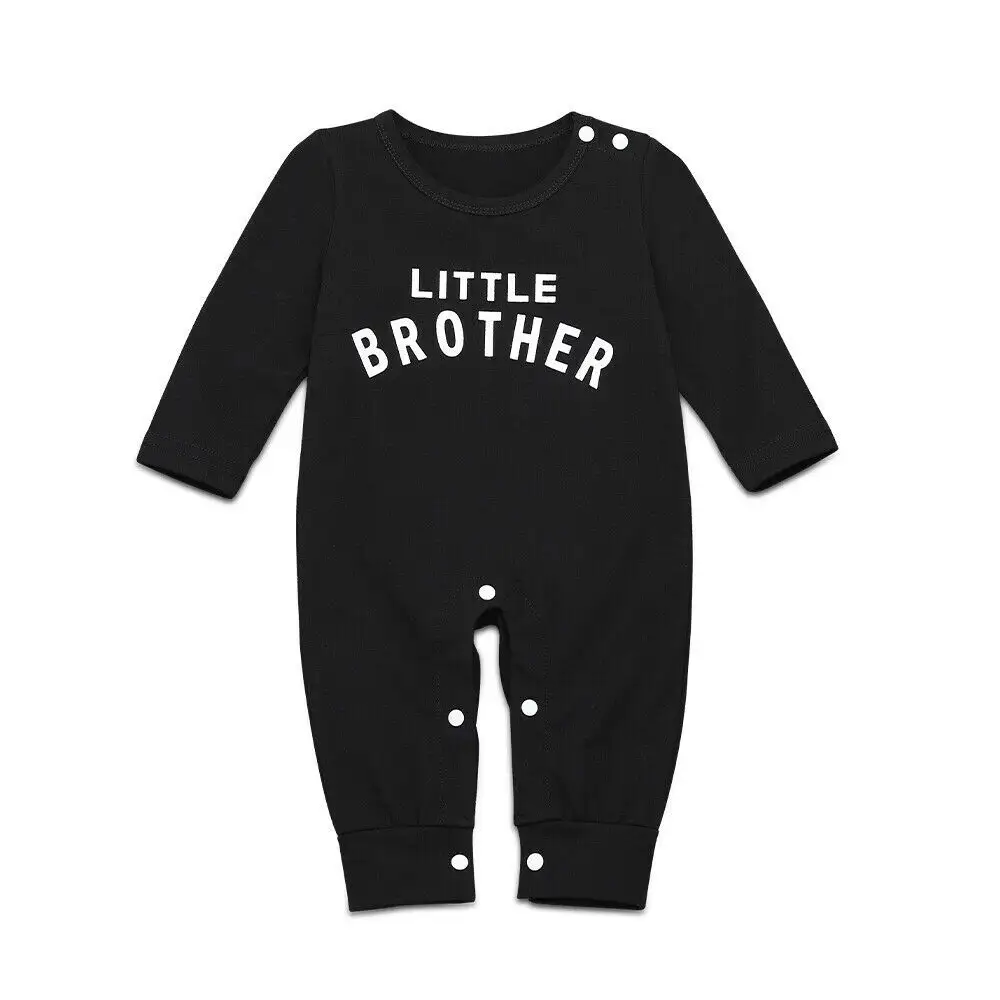 Male Alphabet Long Sleeved Romper Newborn Baby