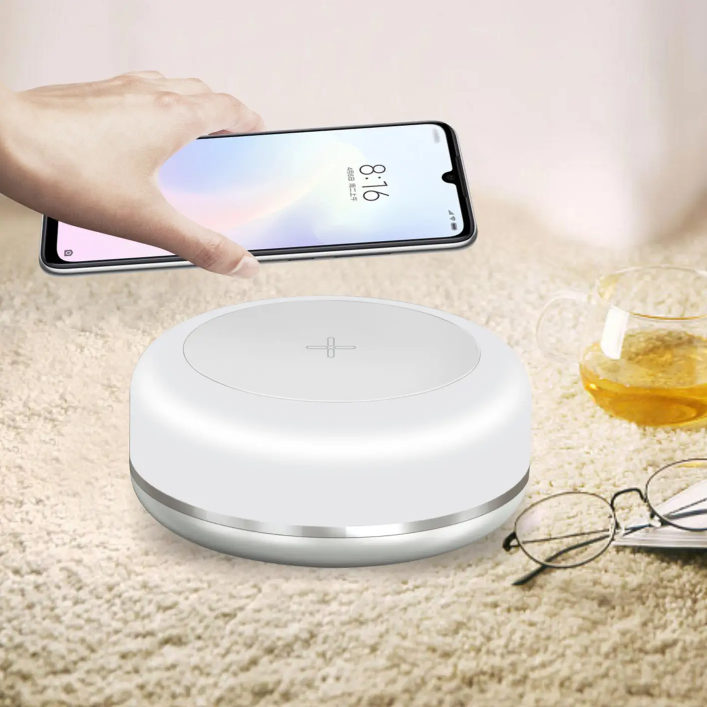 New Wireless Charger Atmosphere Light, Creative LED