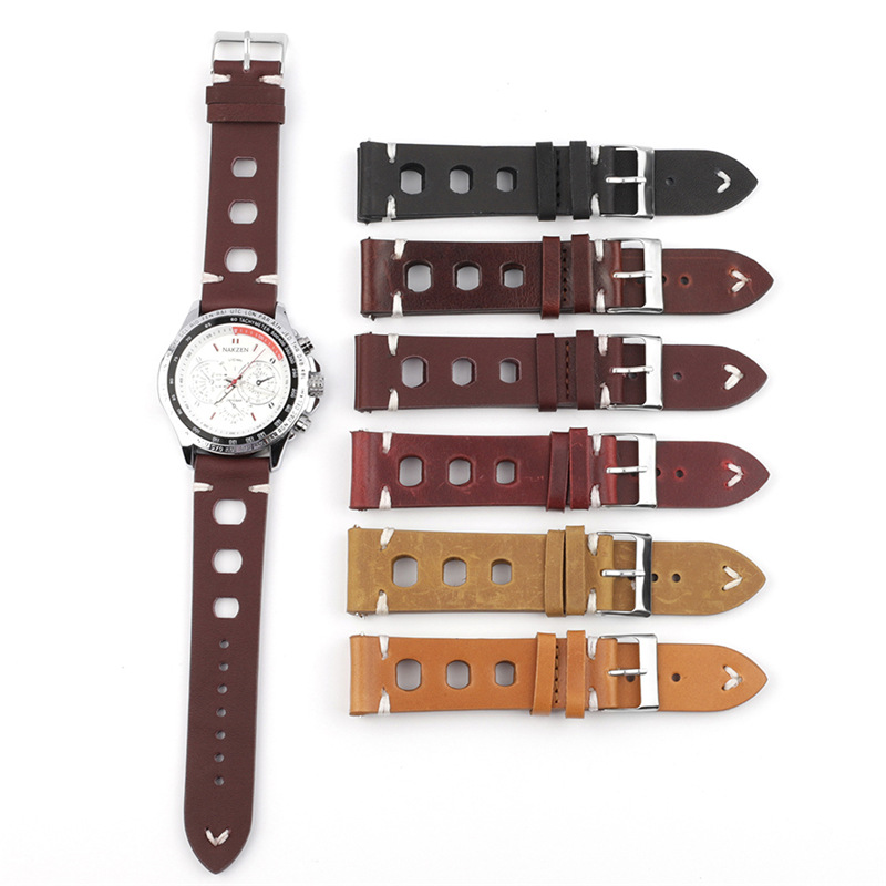 Cowhide Watch Band Accessories Breathable Sports Models