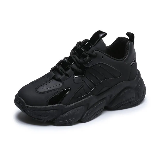 The New Autumn All Match Student Single Shoes Show Thin Feet Small Sneakers Black - Shop at LoveMi