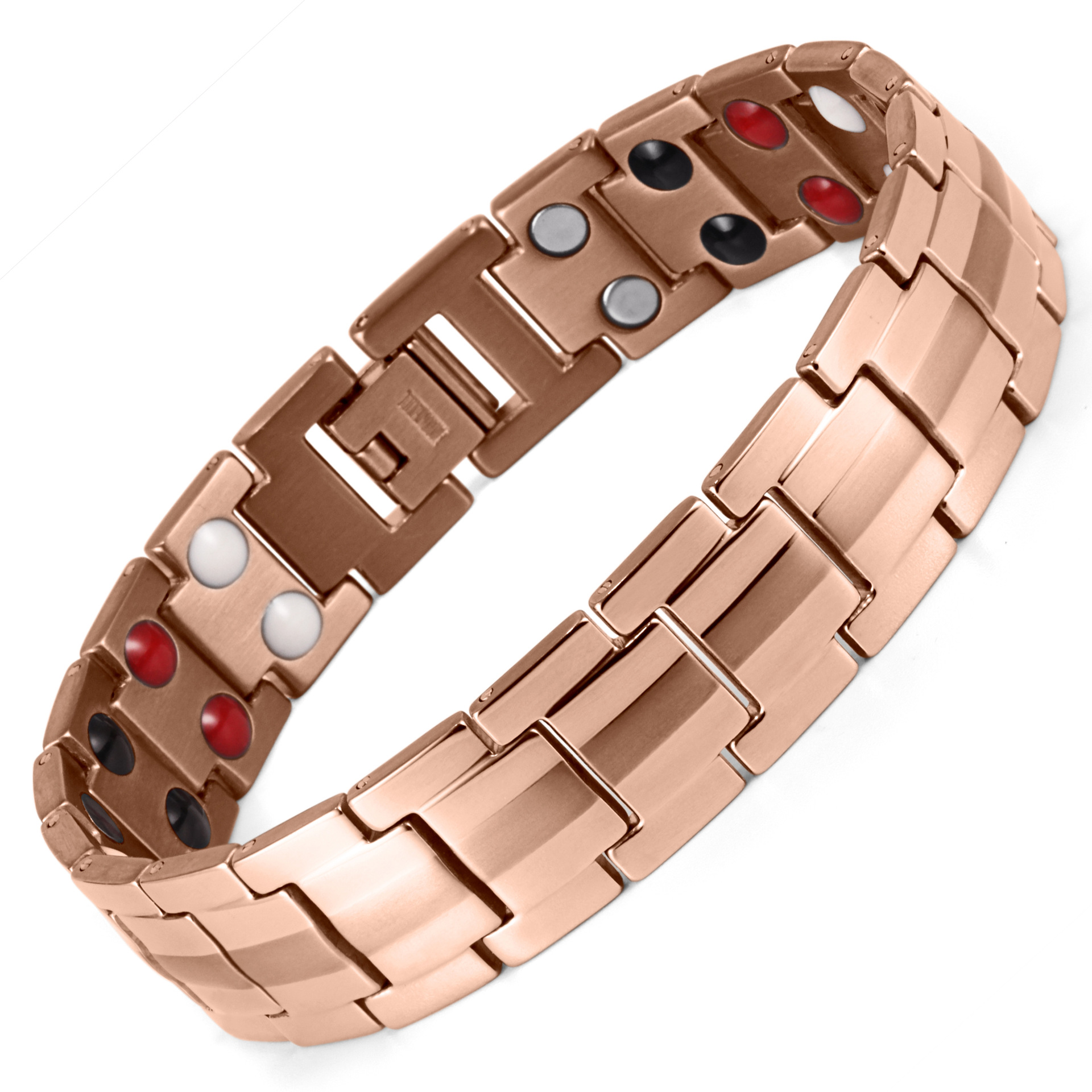 Domineering Germanium Magnet Electroplating Bracelet Custom Packaging