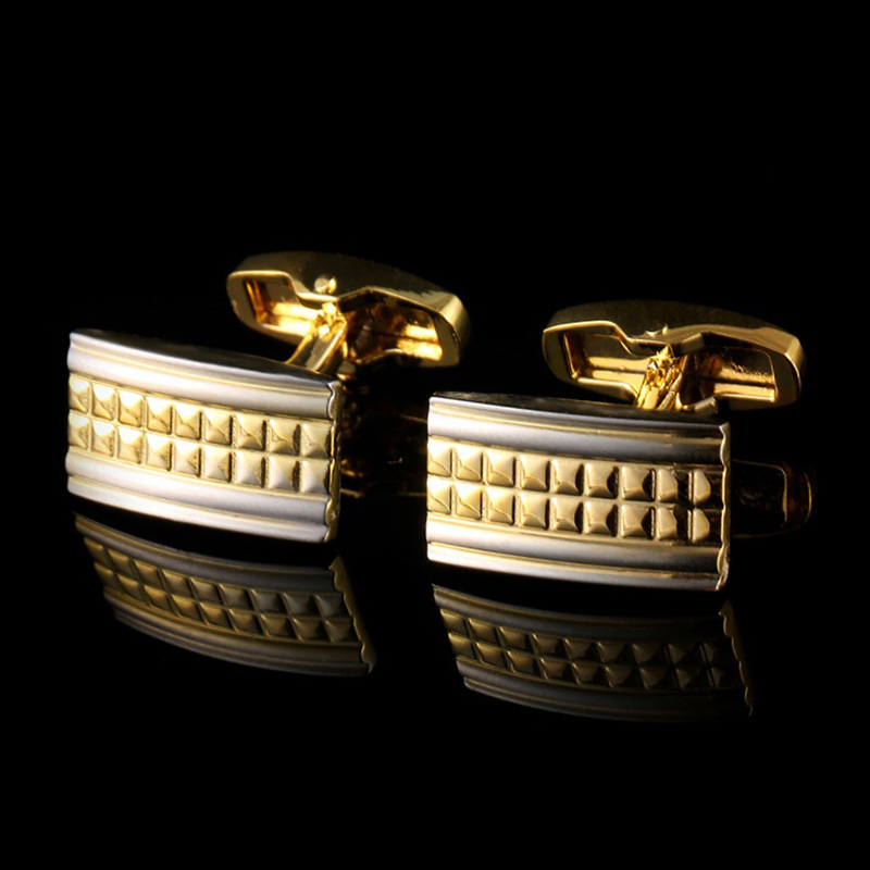 Golden French Shirt Cuff Buttons, picture 2 of 5