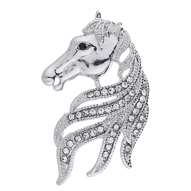 Pegasus Unicorn Star Tassel Brooch Retro Pin Clothes Accessories MEN COSTUME - Picture 8 of 8