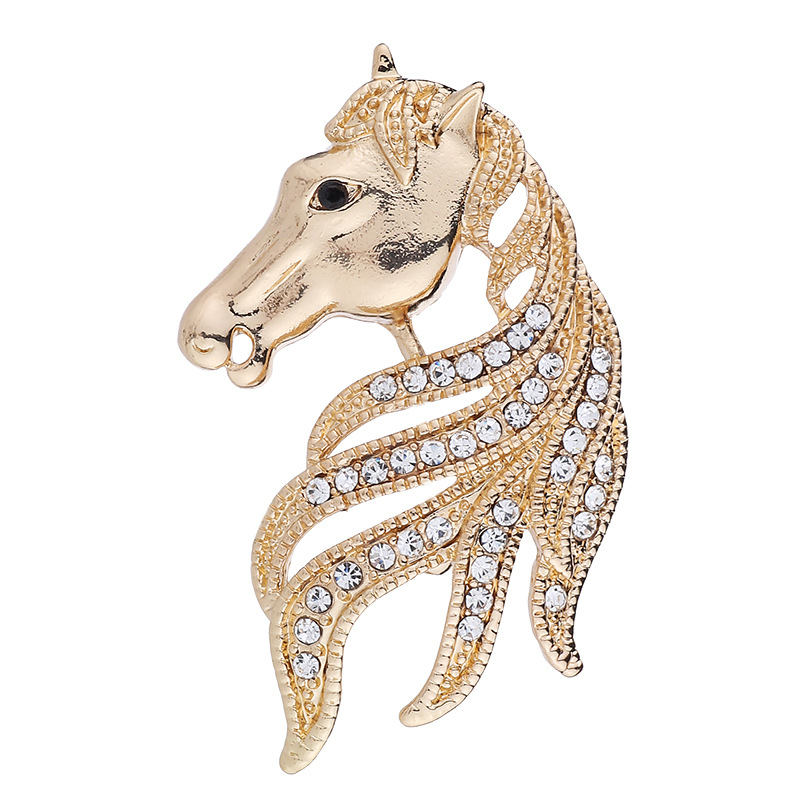 Pegasus Unicorn Star Tassel Brooch Retro Pin Clothes Accessories MEN COSTUME - Picture 7 of 8