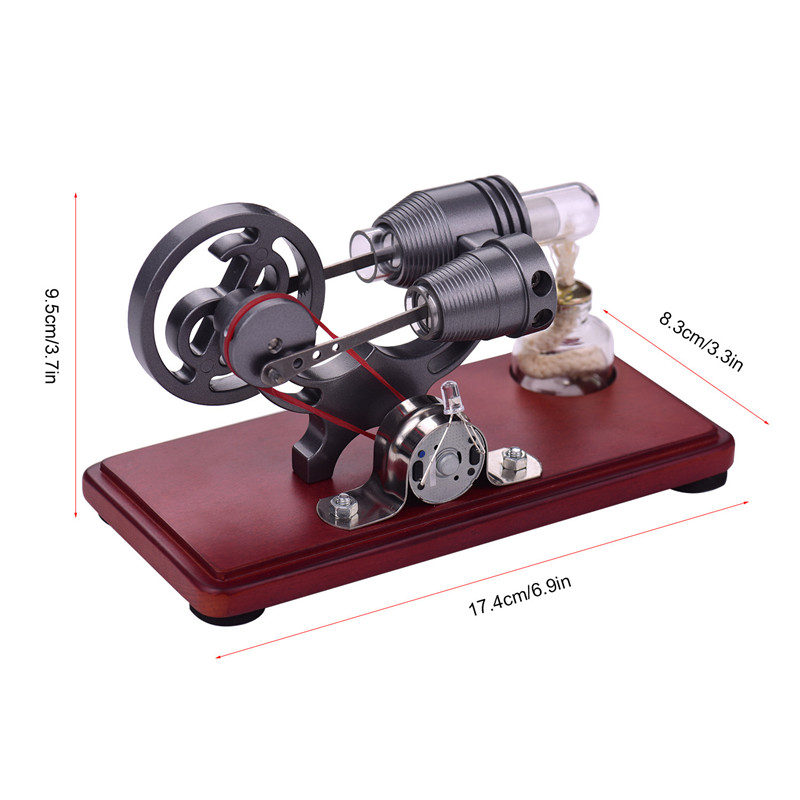 Experimental stirling engine model micro engine