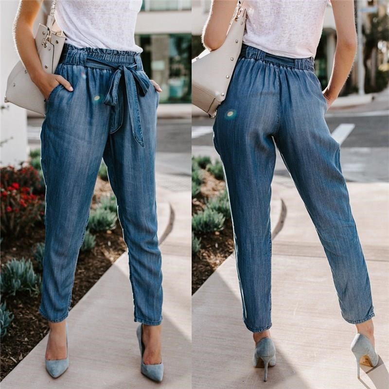 Title 3, Awstring High Waist Office Cargo Loose Pants Je...