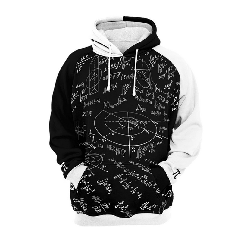 Fashion Casual Digital Printing Hooded Sweater