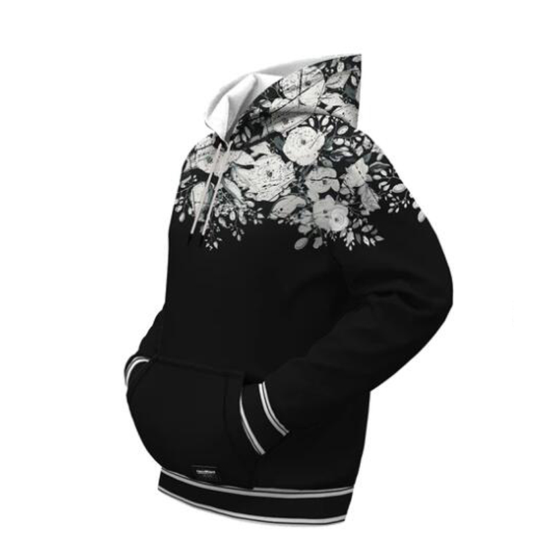 Fashion Casual Digital Printing Hooded Sweater