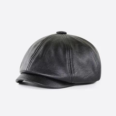Men's Vintage Painter Beret Octagonal Hat