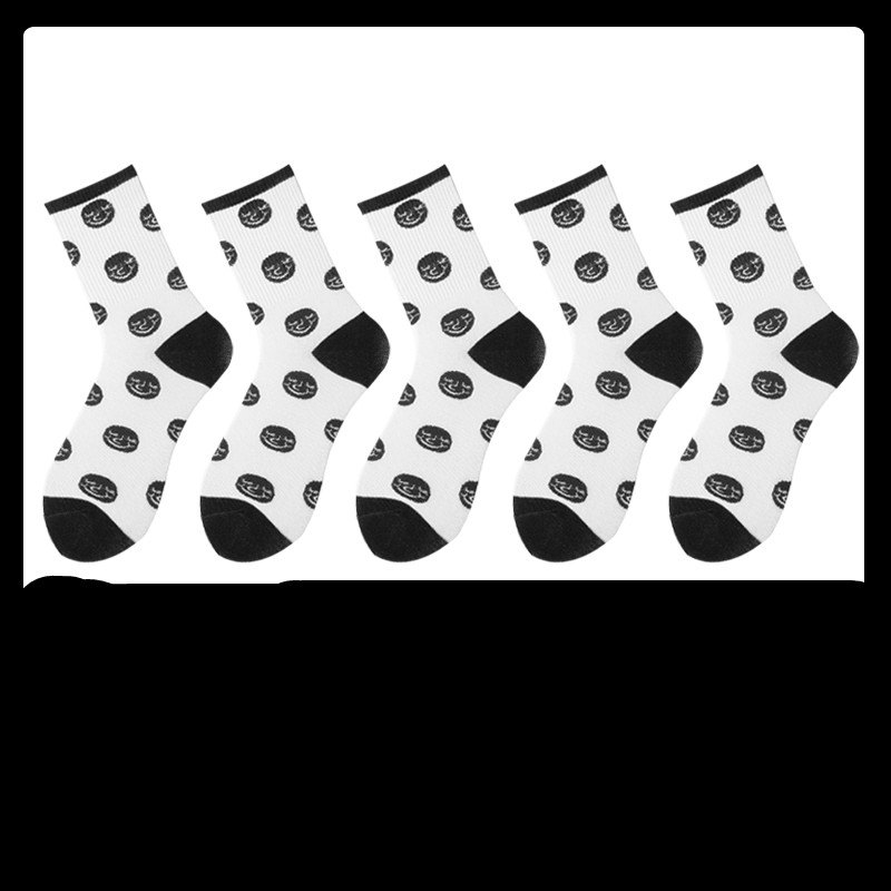 Title 5, Chaussettes noires pour femmes, chaussettes cor...