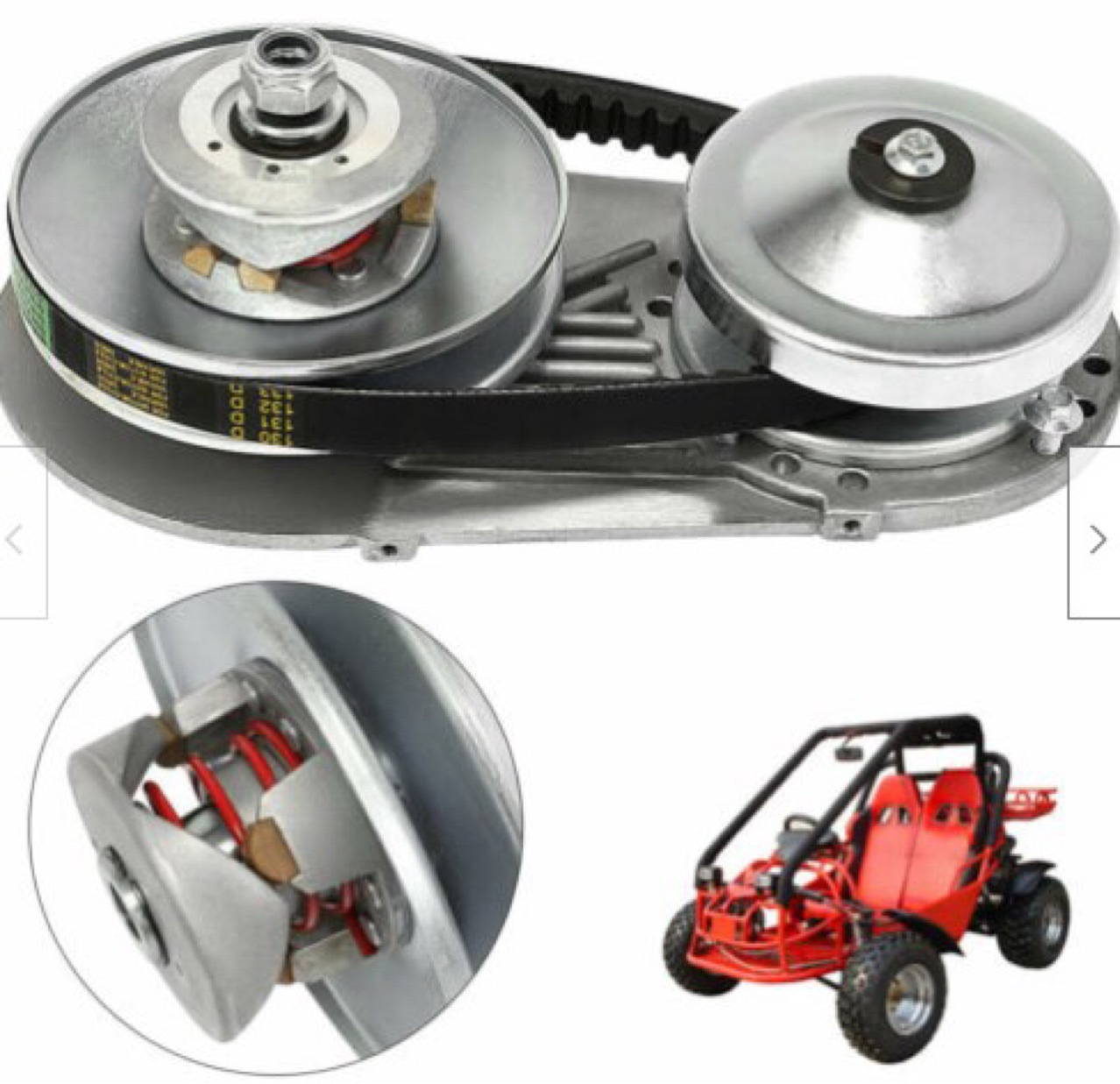 Explosive GoKart Clutch Kart Continuously Variable Gasoline Engine