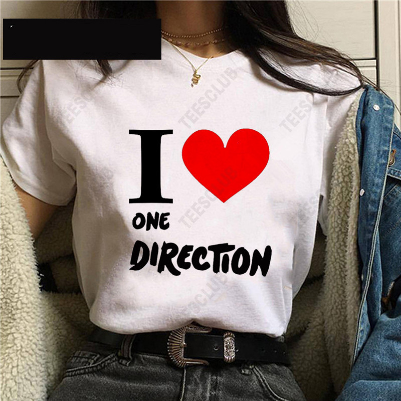 European And American One-Way Combination Printed Ladies Short-Sleeved T-Shirt