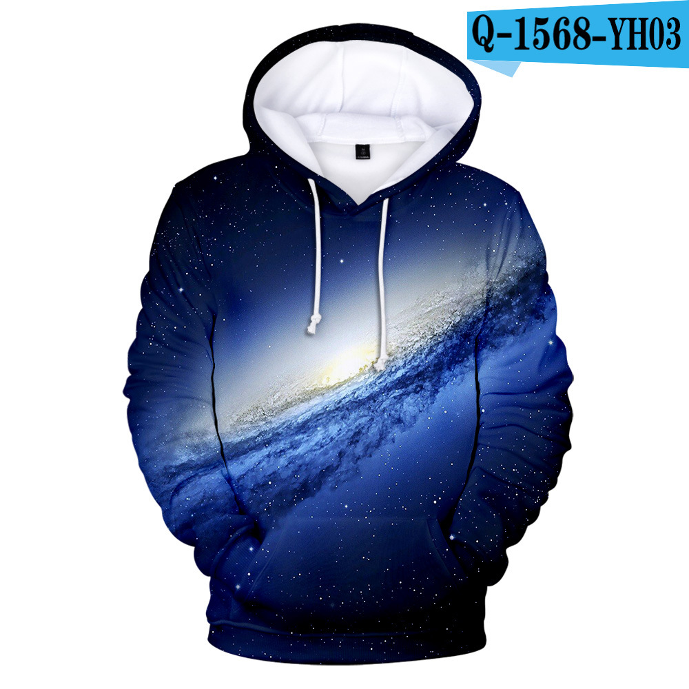 Universe Starry Sky Series Personalized 3D Hooded Sweatshirt