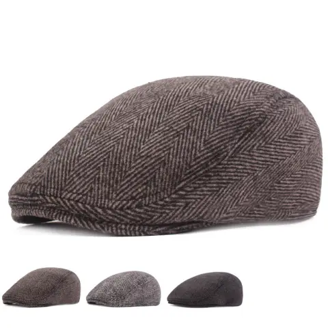 Beret Men's and Women's Simple Caps Autumn and Winter