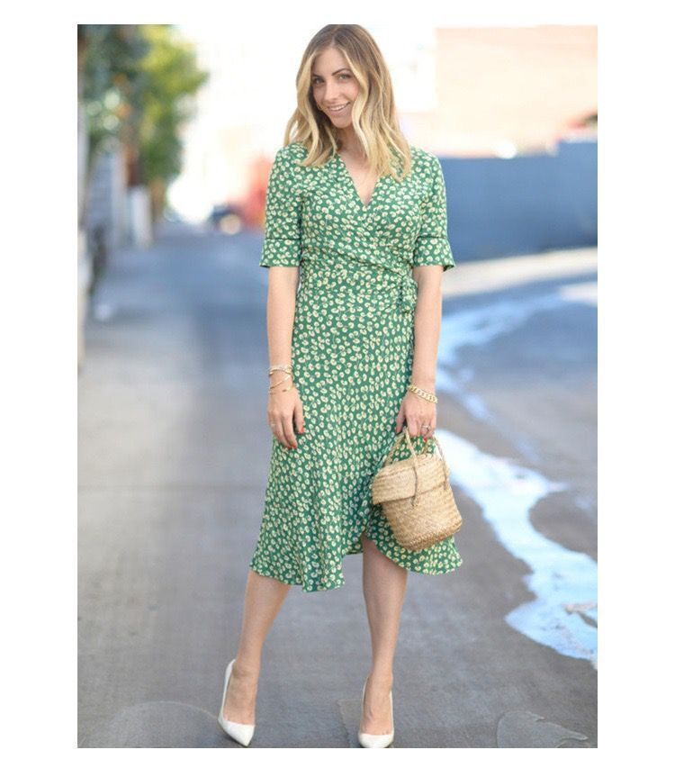 Floral Print Belted Midi Dress, picture 3 of 5