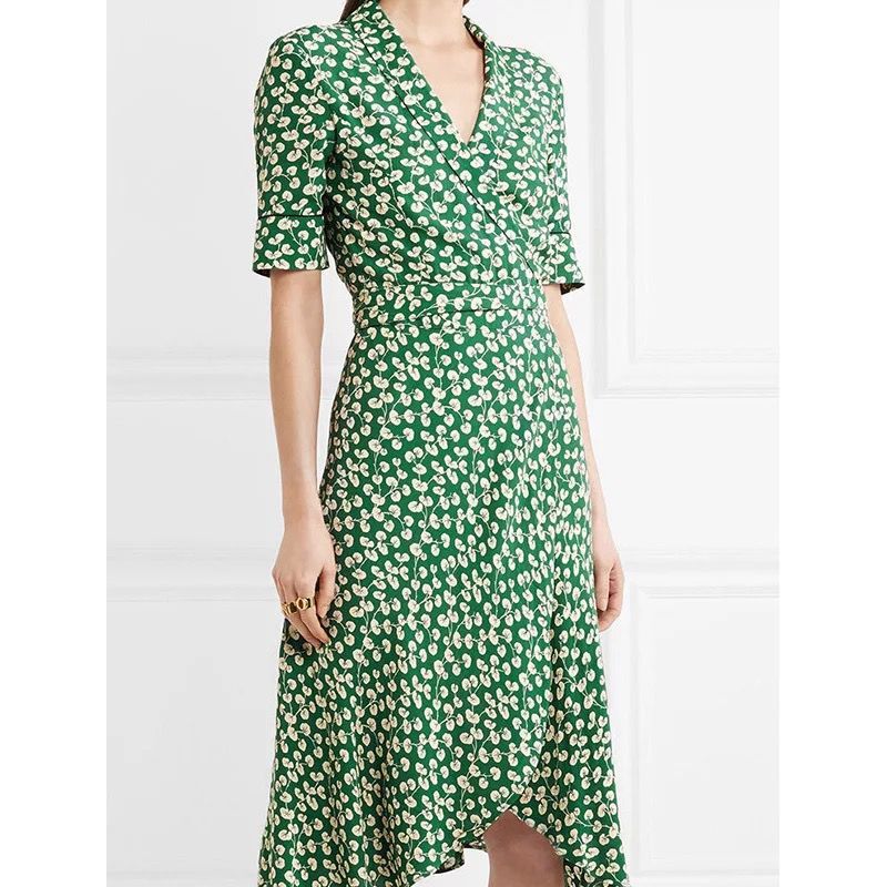 Floral Print Belted Midi Dress, picture 5 of 5