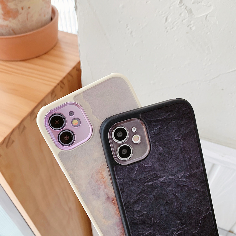 Compatible with Apple, Marble iPhone Frosted Electroplating Soft Phone Case - Image 2