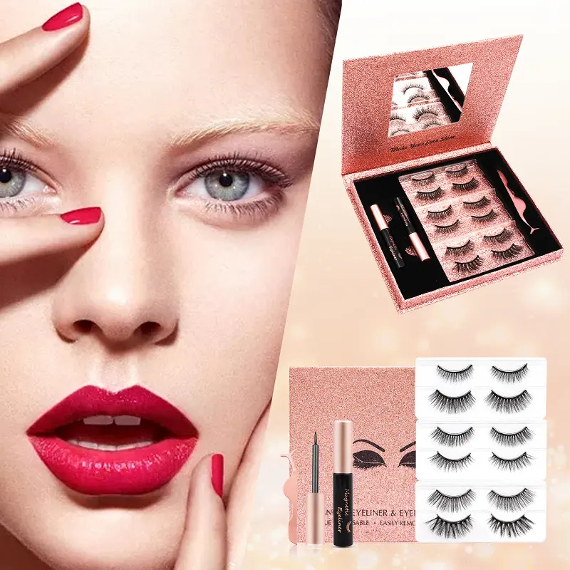 No Glue Waterproof Magnetic Lashes Eyeliner Kit