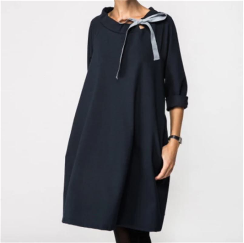 European And American Long-Sleeved Round-Neck Cape Jacket
