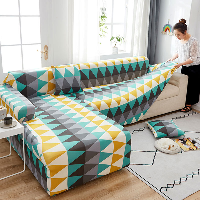 وسادة أريكة بأربعة فصول - تصميم عصري بسيط مع غطاء كامل بلون الرمال