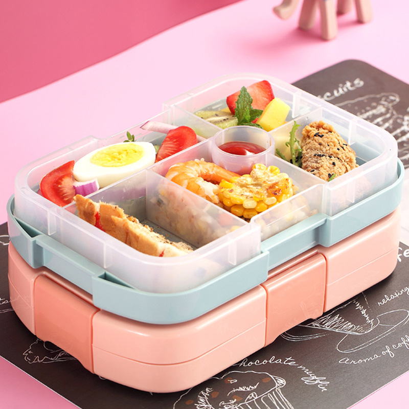 Title 5, New ChildrenS Bento Box With 6 Compartments