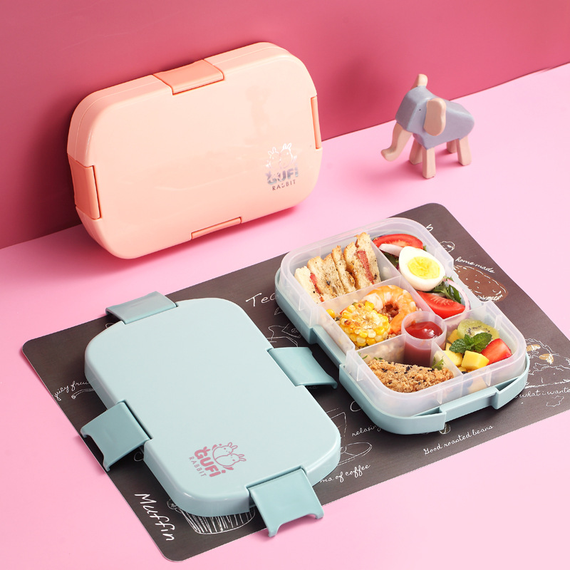 Title 3, New ChildrenS Bento Box With 6 Compartments