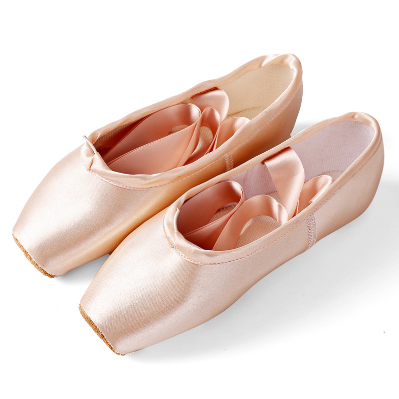 Title 2, Lace-up Ballet Shoes Toe Female Dance Shoes Per...