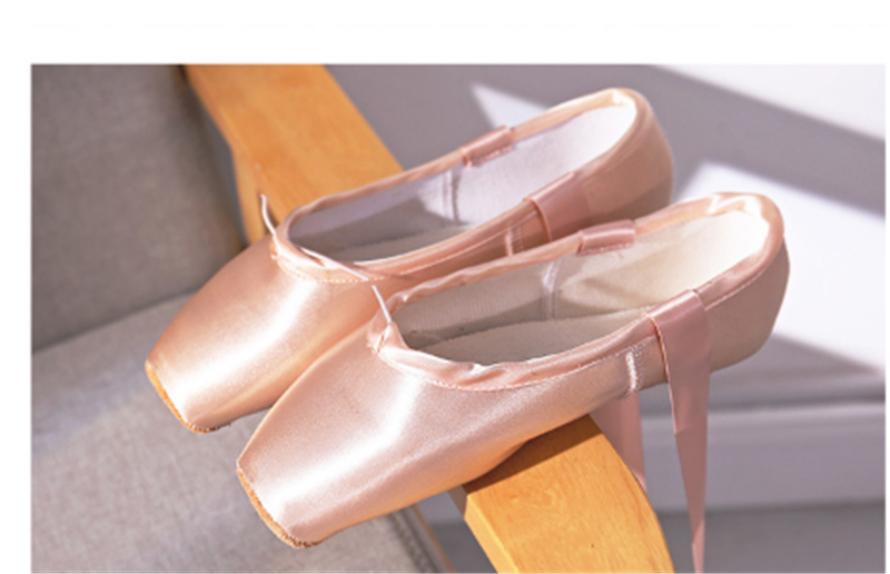 Title 6, Lace-up Ballet Shoes Toe Female Dance Shoes Per...