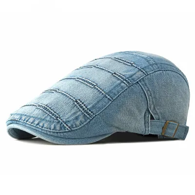 Fashion Washed Cowboy Hat Ladies Spring And Summer Casual Beret