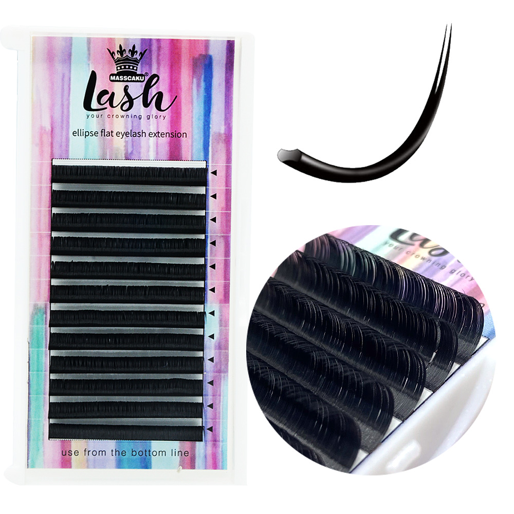 Double-Pointed Flat Hair Soft And Natural Single Air False Eyelashes