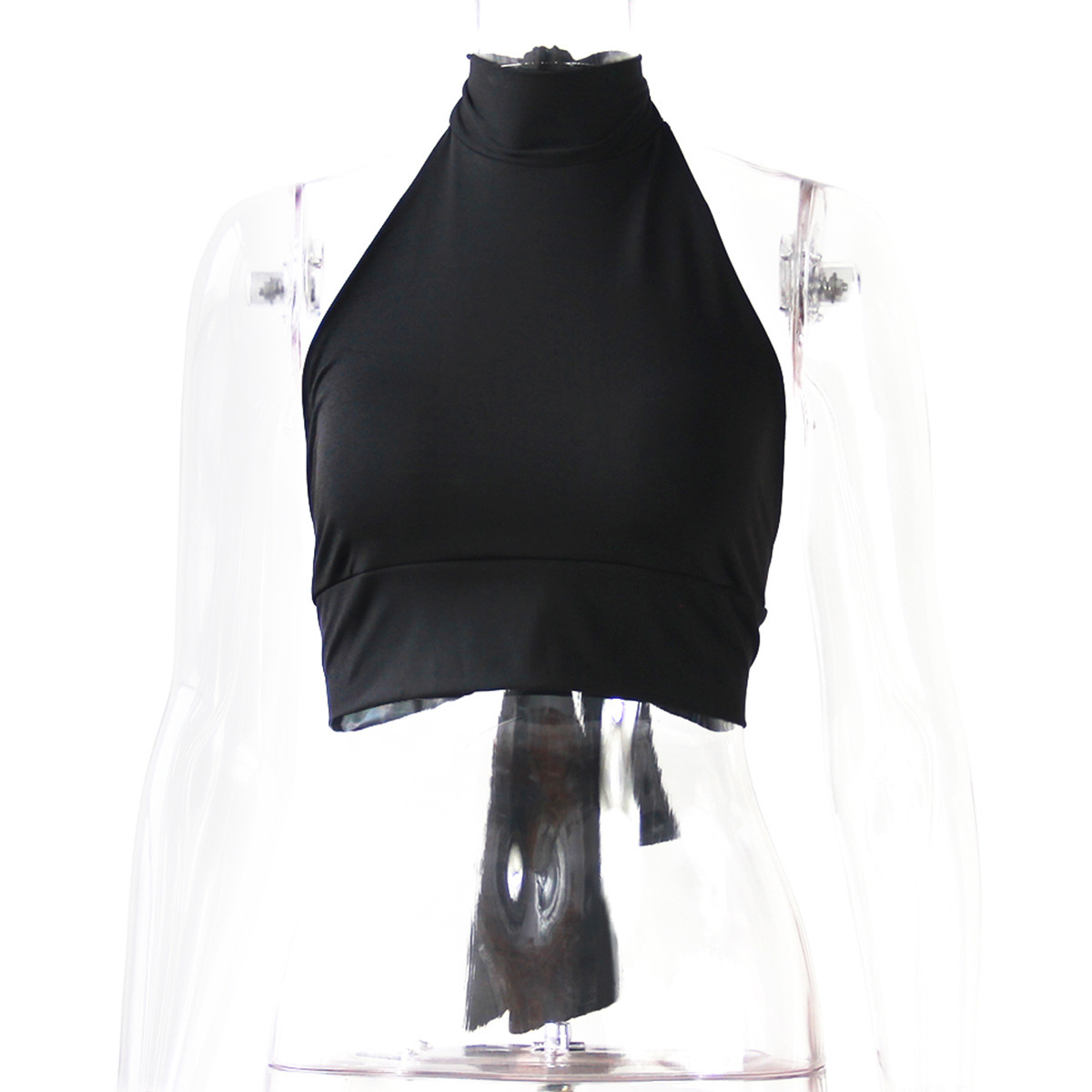 Fashion Casual Hanging Neck Tight-Fitting Women's T-Shirt