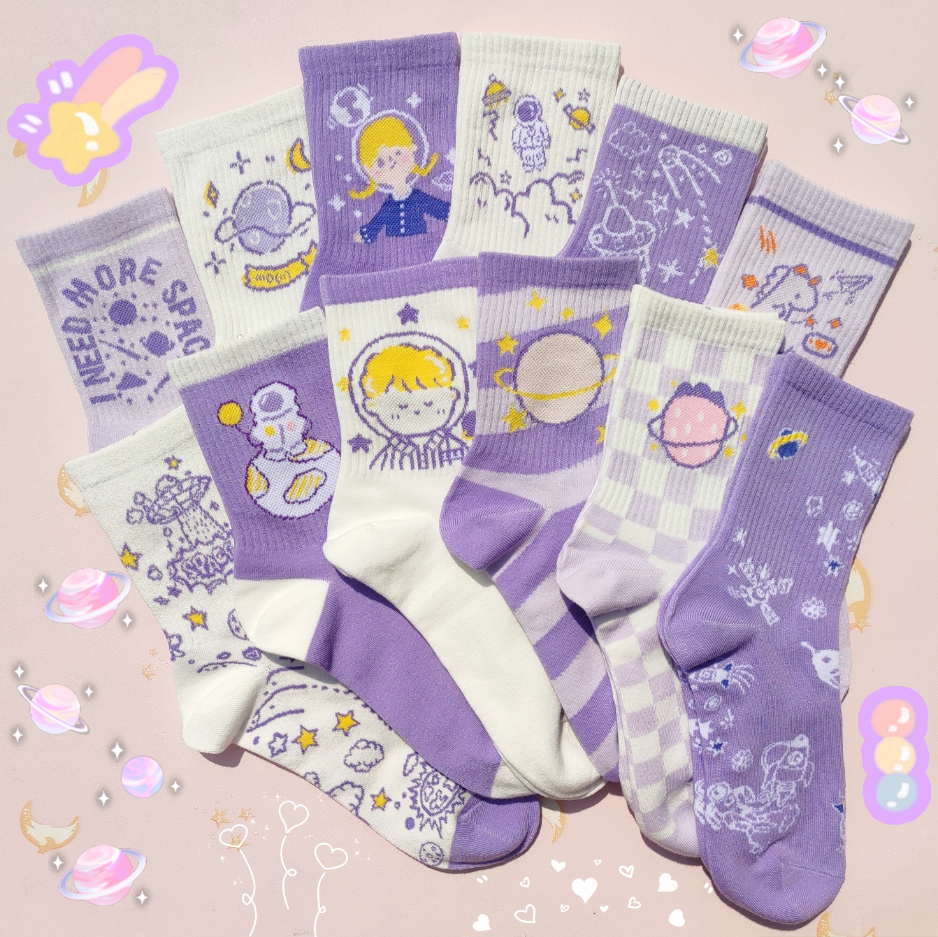 Title 3, Anime Korean Style Sweet Academy Wind Socks