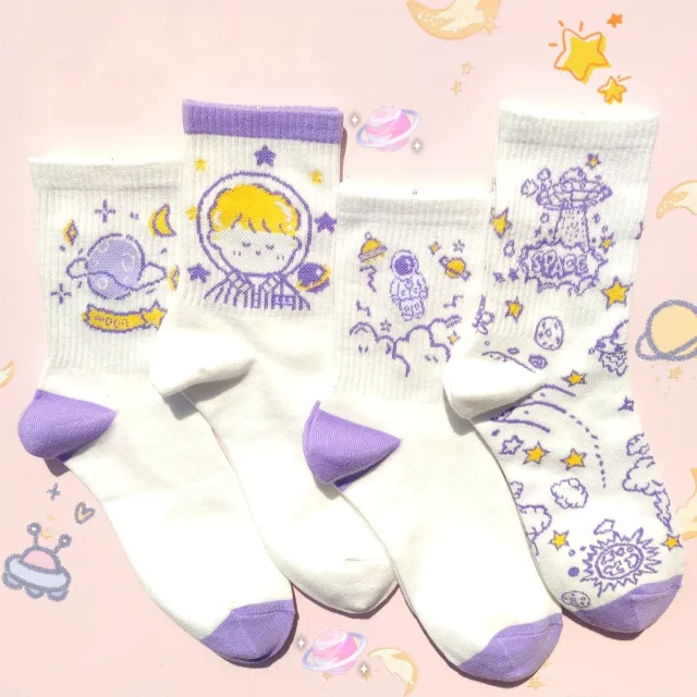 Anime Korean Style Sweet Academy Wind Socks E One Size - Shop at LoveMi