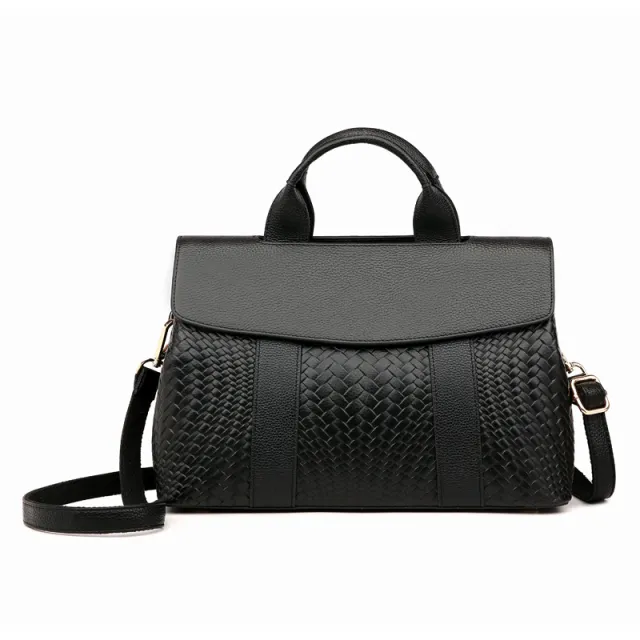 Fashion Atmospheric Female Bag Large Capacity Messenger Bag Black - Shop at LoveMi