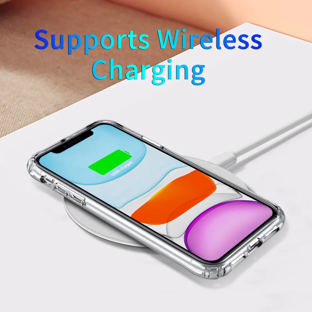 Four-Corner Drop-Proof Acrylic Transparent Mobile Phone Case