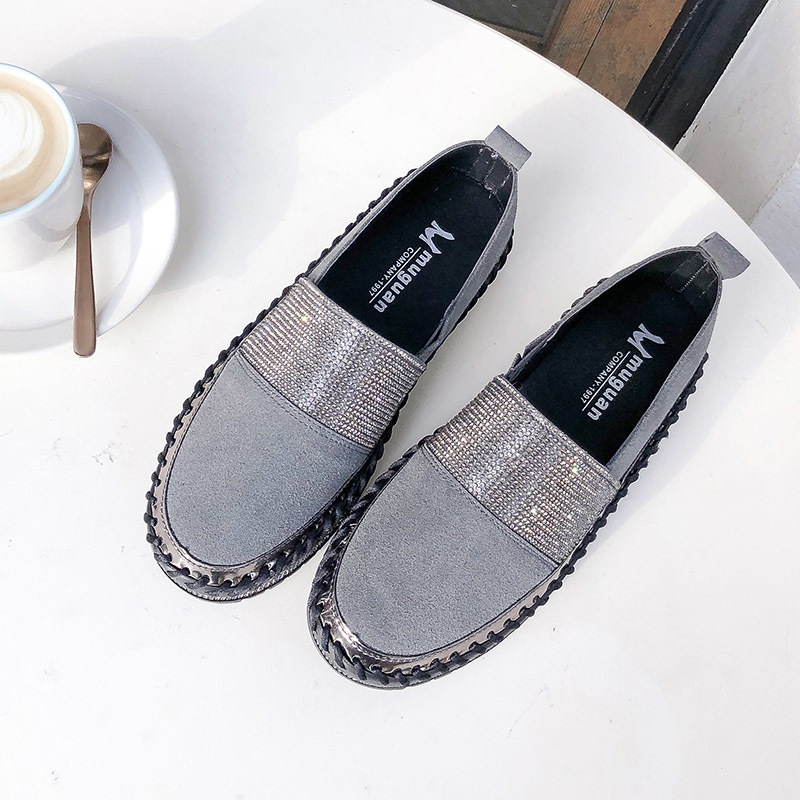 Korean Style New Women's Shoes With Flat Sole Pedal