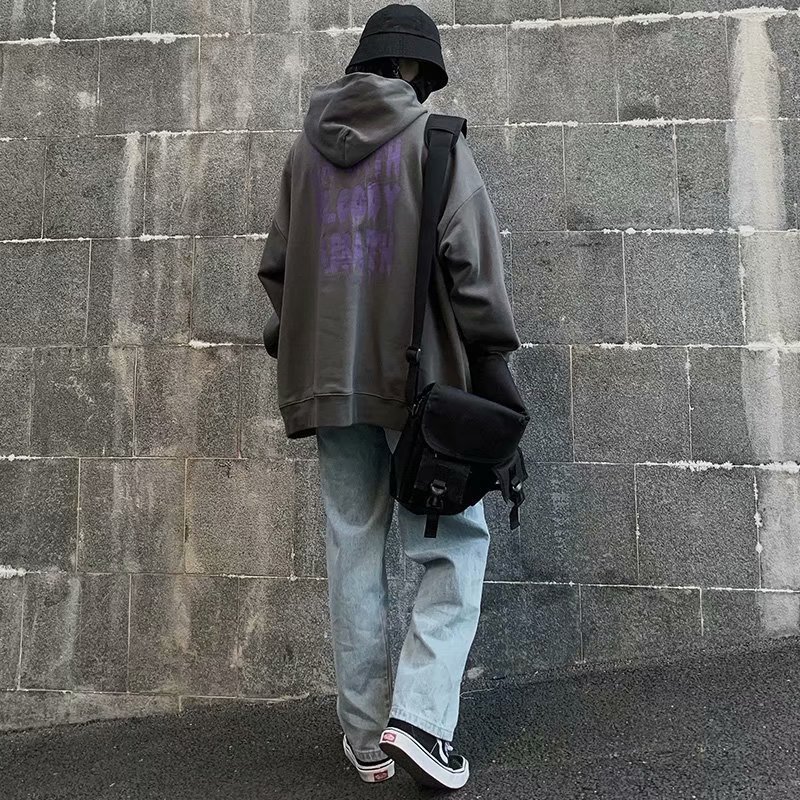 High Street Diablo Long Sleeve Couple Casual Loose Hoodie