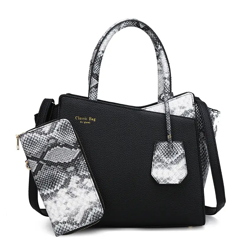 Foreign Trade Bags New European And American Retro Snakeskin Bridal Bag Temperament All-Match Single Shoulder Messenger Handbag