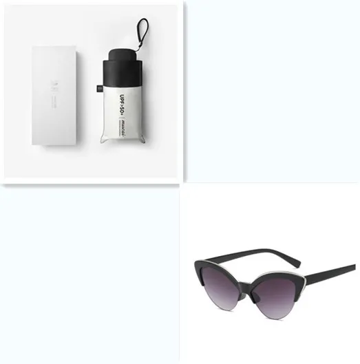 UV protection sunglasses Bright Black Grey Set - Shop at LoveMi