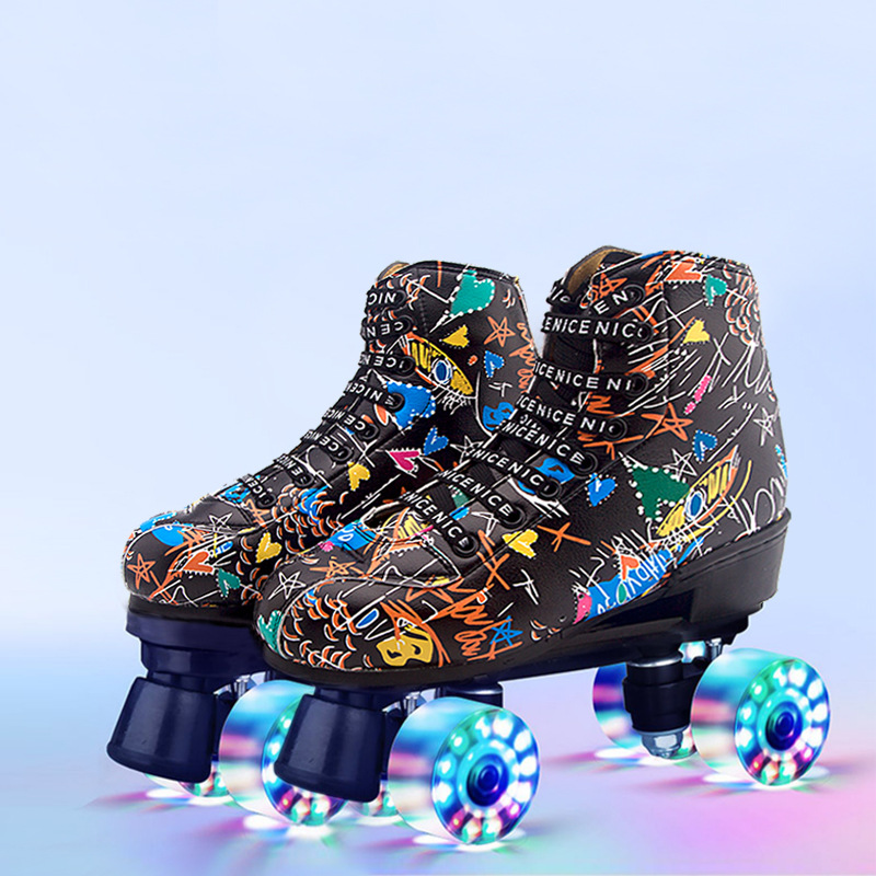 New Cool Roller Skates Double Row Skates