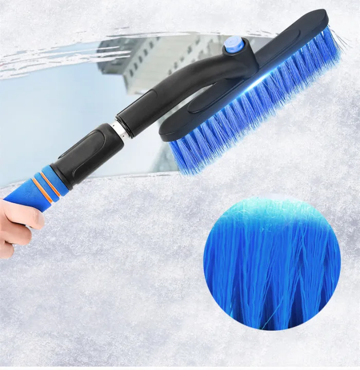 Extendable Car Snow Brush and Ice Scraper, 2-in-1 Detachable Windshield Snow Remover with Foam Grip (65-80 cm) - detail photo 4