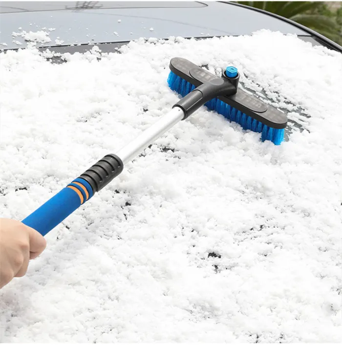 Extendable Car Snow Brush and Ice Scraper, 2-in-1 Detachable Windshield Snow Remover with Foam Grip (65-80 cm) - detail photo 9