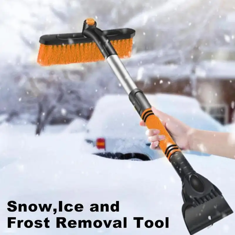 Car Cleaning Brush Ice Scraper Detachable Snow Shovel Dust