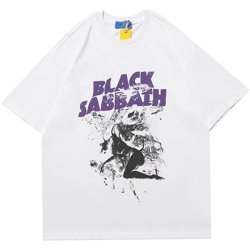 Fashion Loose Casual Print Short Sleeves